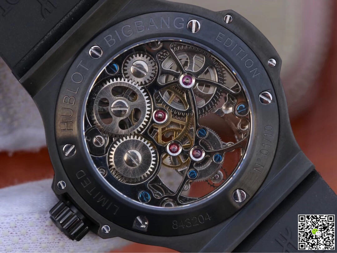Hublot Big Bang Hollow Tourbillon Ceramic Skeleton Dial