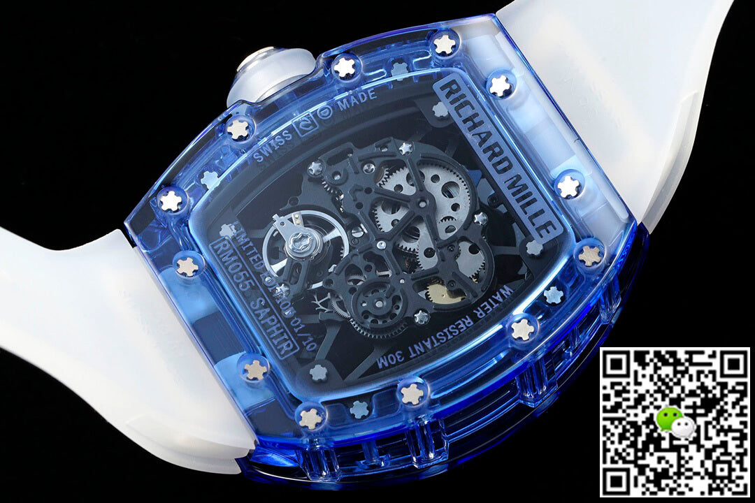 Richard Mille RM35-01 RM Factory Blue Skeleton Dial