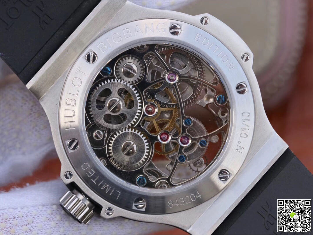 Hublot Big Bang Hollow Tourbillon Ceramic Bezel Skeleton Dial