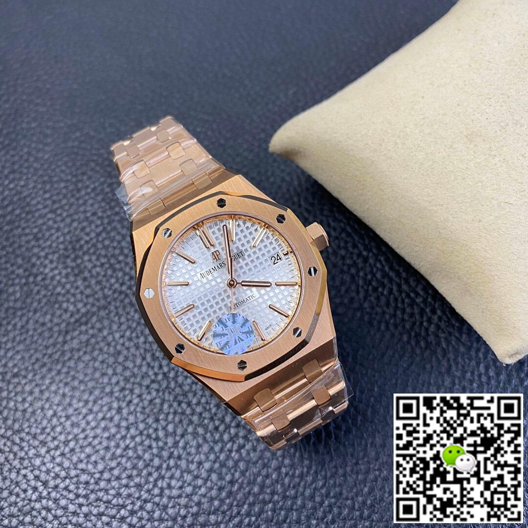 Audemars Piguet Royal Oak 15450OR.OO.1256OR.01 JF Factory Silver Dial