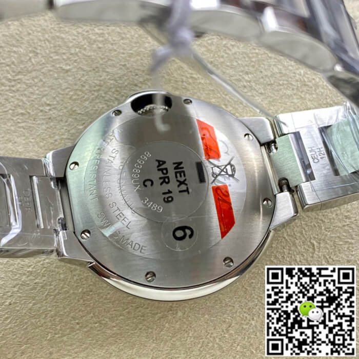 Ballon Bleu De Cartier WE902074 33MM V6 Factory Steel Strap