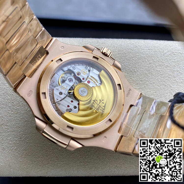 Patek Philippe Nautilus PPF Factory Rose Gold White Dial
