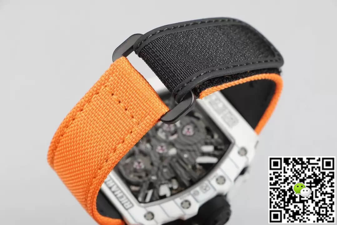 Richard Mille RM12-01 Tourbillon RM Factory Carbon Fiber Case Orange Strap