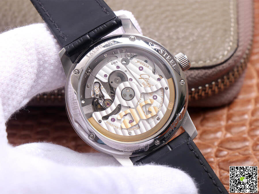 Glashutte Senator Excellence Large Calendar Moon Phase 1-36-04 V9 Factory Blue Dial