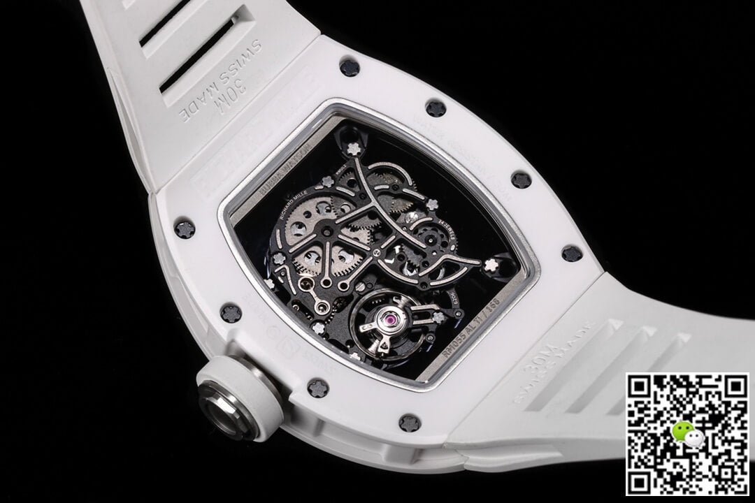 Richard Mille RM-055 BBR Factory White Ceramic