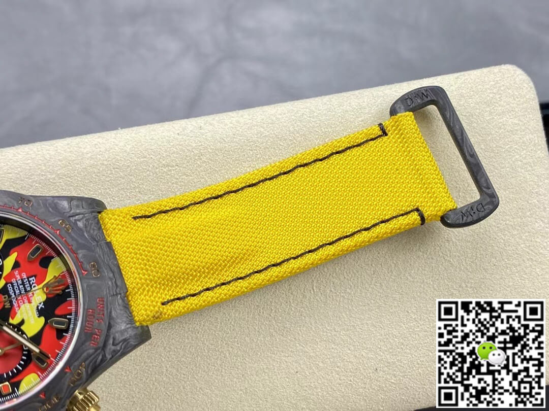 Rolex Daytona Cosmograph Diw Custom Version Noob Factory Yellow Strap