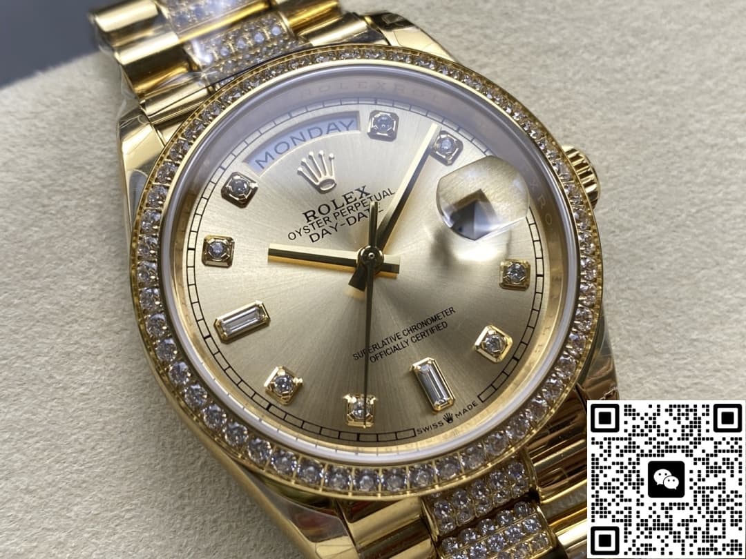 Rolex Day-Date M128348rbr-0010 8+ Factory Gold color Case