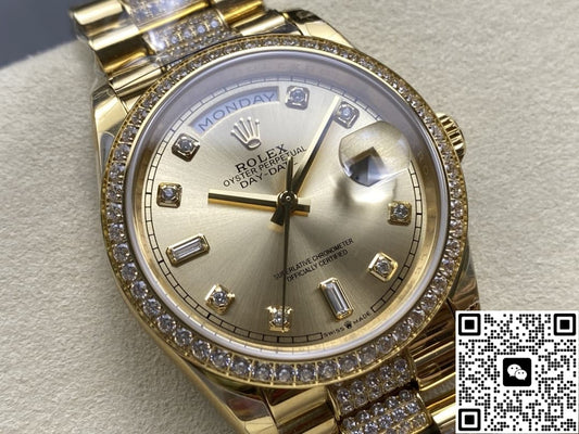 Rolex Day-Date M128348rbr-0010 8+ Factory Gold color Case