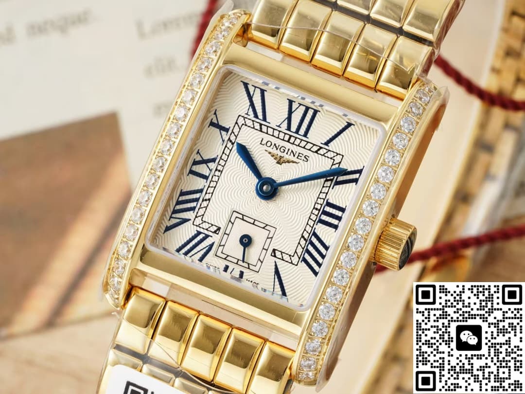 Longines Elegant L5.200.7.71.6 AF Factory Gold Diamond Case