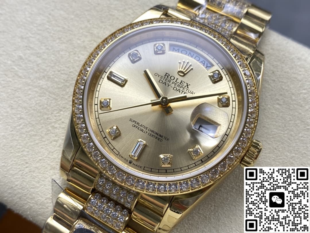 Rolex Day-Date M128348rbr-0010 8+ Factory Gold color Case