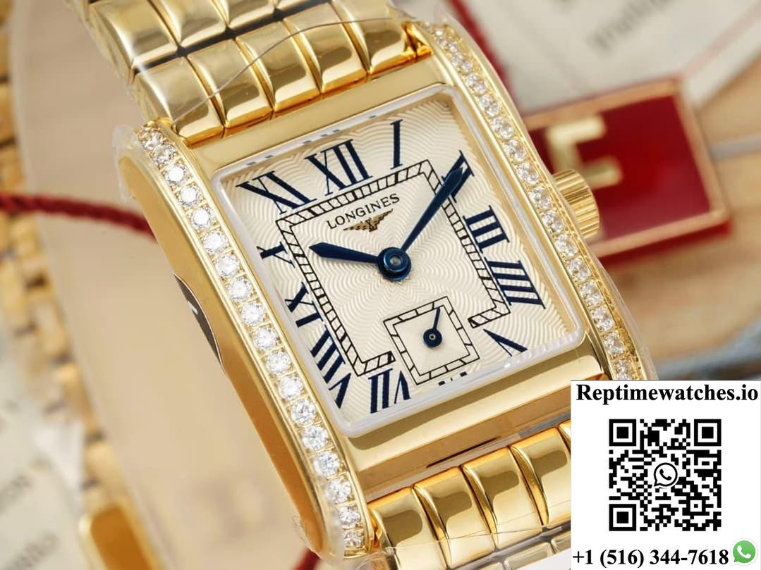 Longines Elegant L5.200.7.71.6 AF Factory Gold Diamond Case