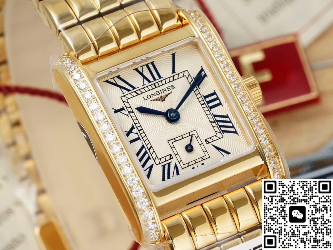 Longines Elegant L5.200.7.71.6 AF Factory Gold Diamond Case