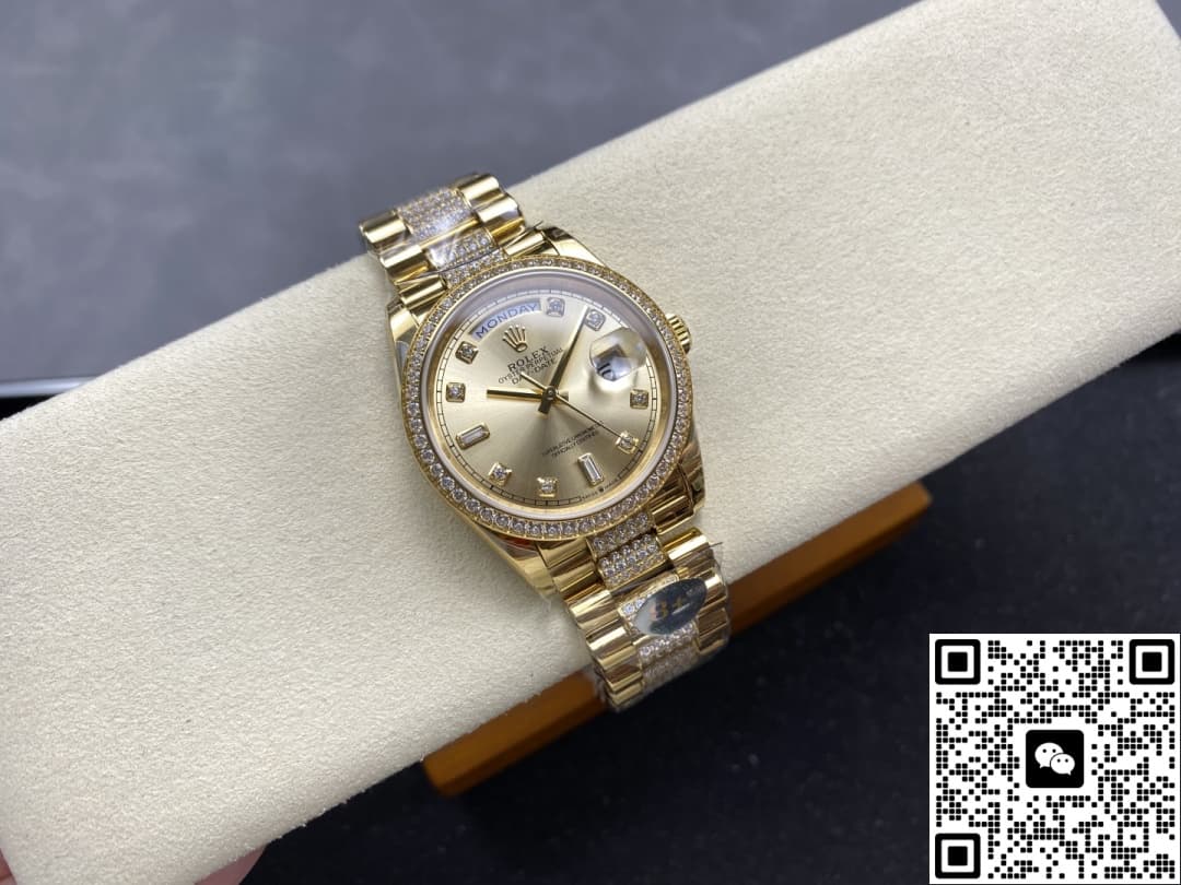 Rolex Day-Date M128348rbr-0010 8+ Factory Gold color Case