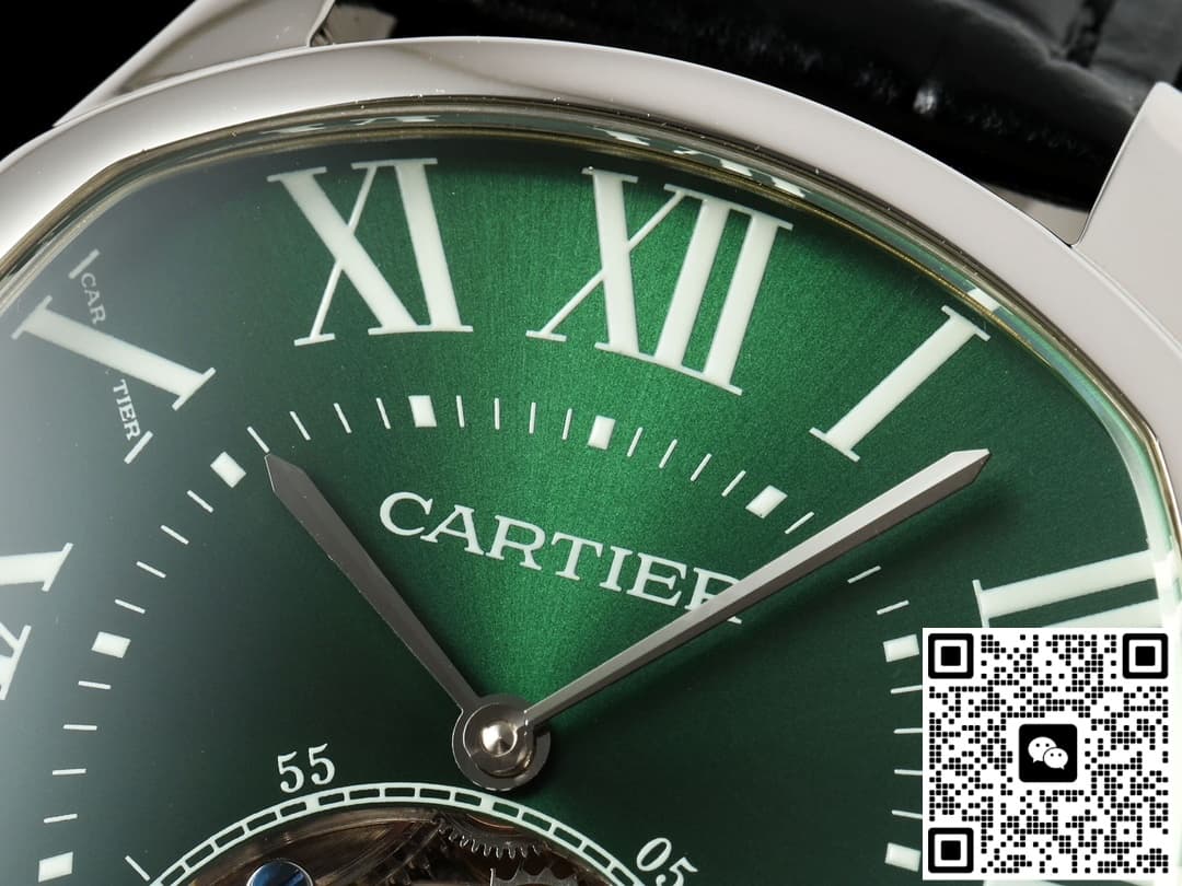 Cartier DRIVE DE W4100016 RMS Factory Tourbillon Green Dial