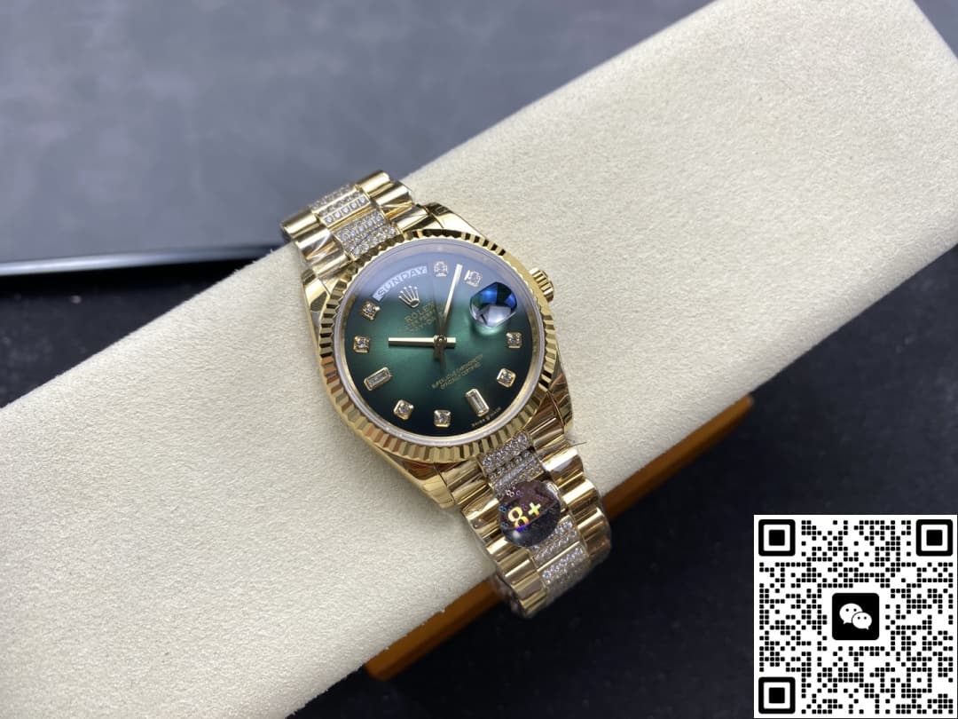 Rolex Day-Date M128238-0070 8+ Factory Date Display