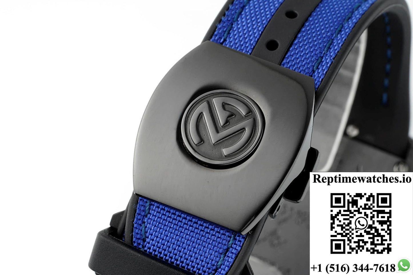 Franck Muller Vanguard ABF factory blue strap