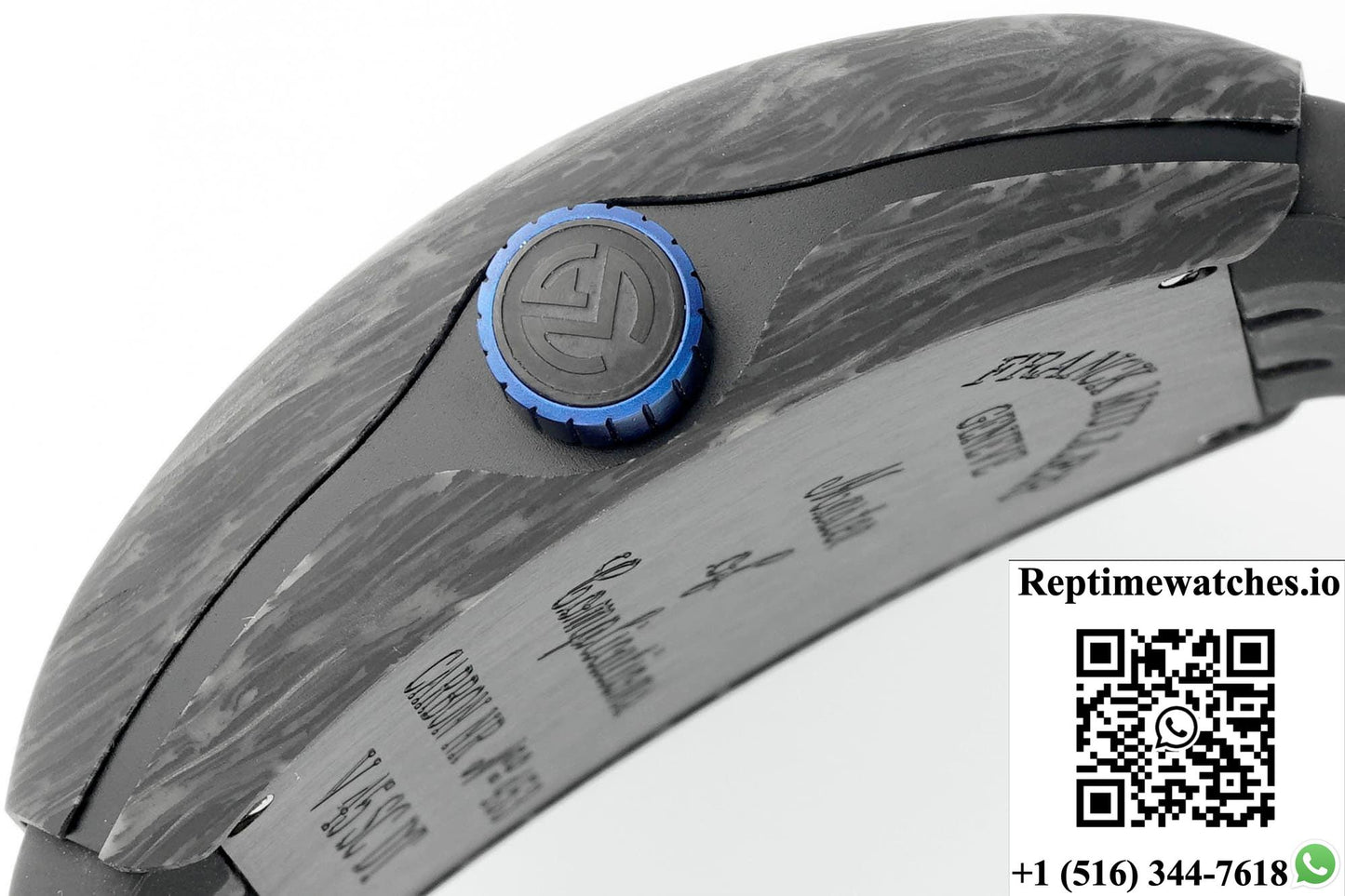 Franck Muller Vanguard ABF factory blue strap