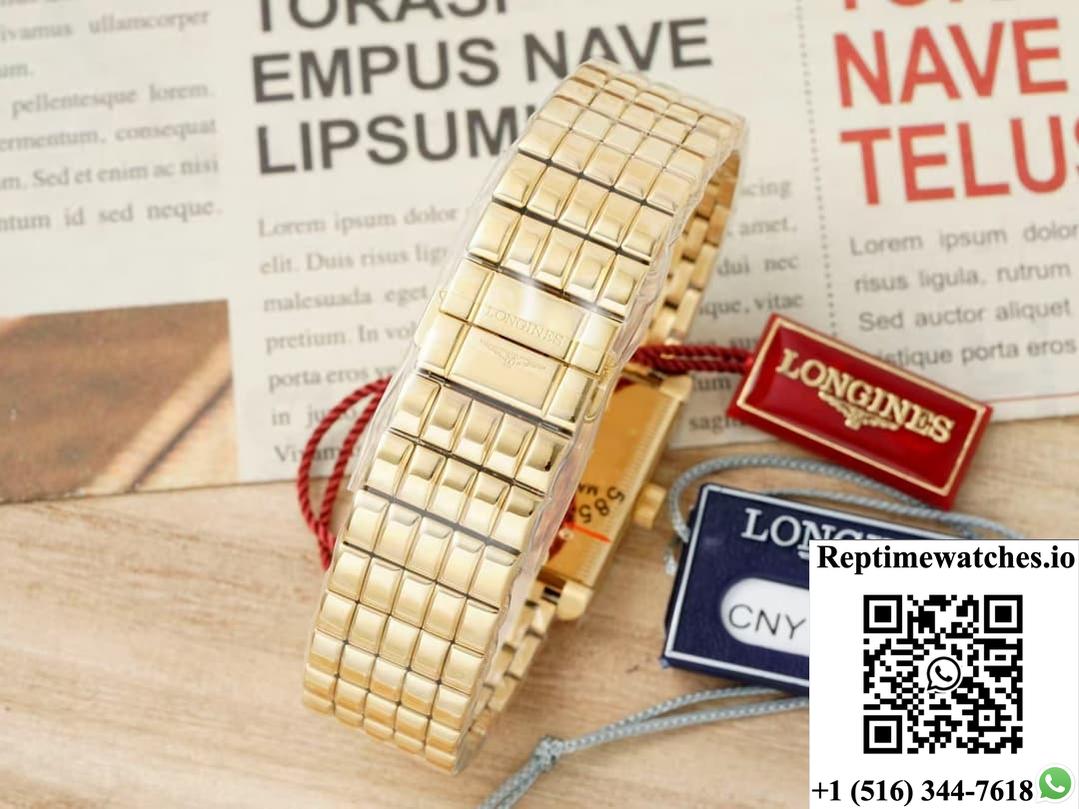 Longines Elegant L5.200.7.71.6 Af Factory Gold Diamond Case-Rep Time Watches