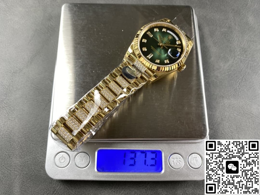 Rolex Day-Date M128238-0070 8+ Factory Date Display