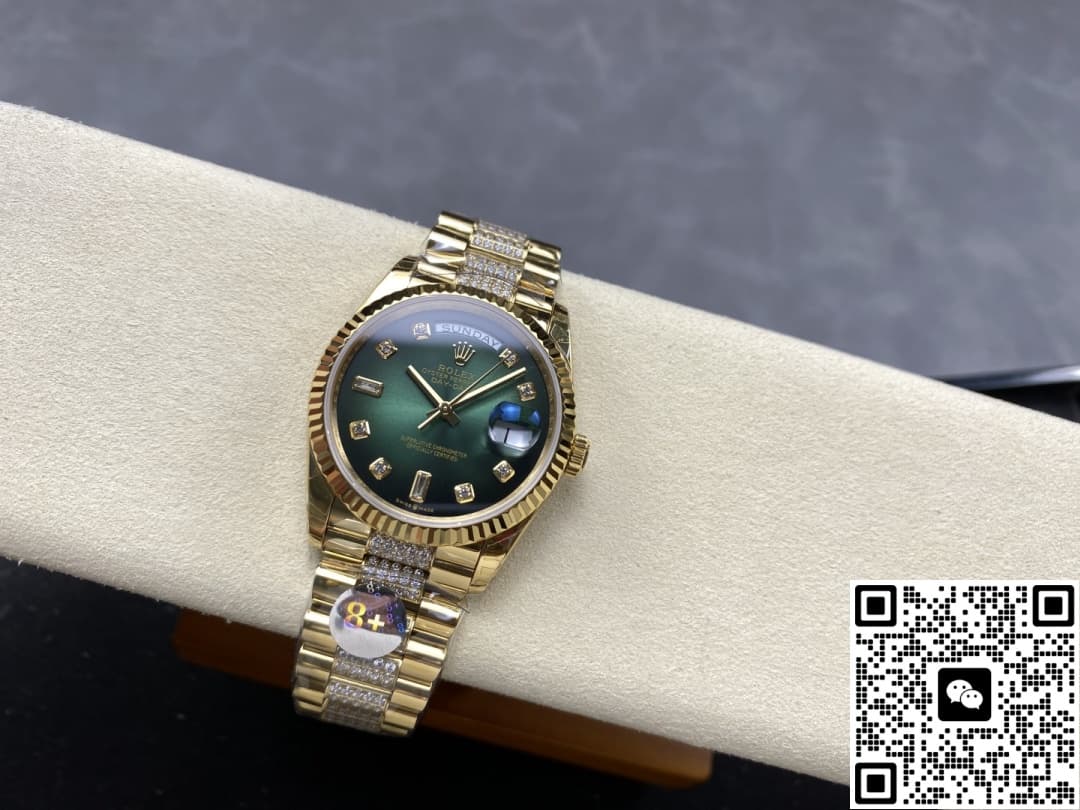 Rolex Day-Date M128238-0070 8+ Factory Date Display