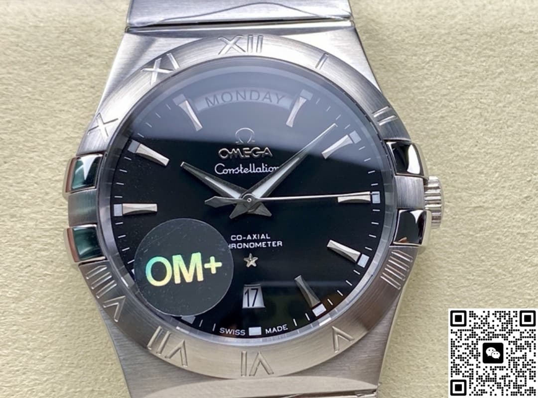 Omega Constellation 123.10.38.22.01.001 OM Factory Stainless Steel Crown