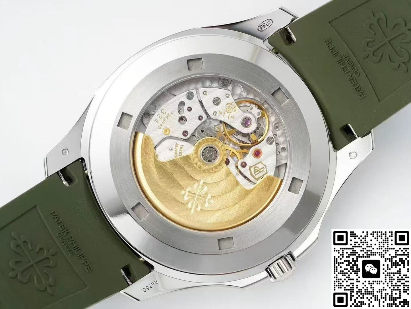 Patek Philippe Aquanaut 5168G-010 DDF Factory Date Display