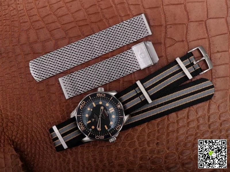 Omega Seamaster 210.92.42.20.01.001 James Bond 007 VS Factory Black Dial