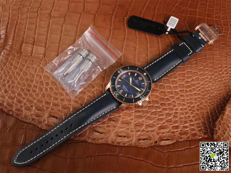 Blancpain Fifty Fathoms 5015-3603C-63B ZF Factory Blue Dial