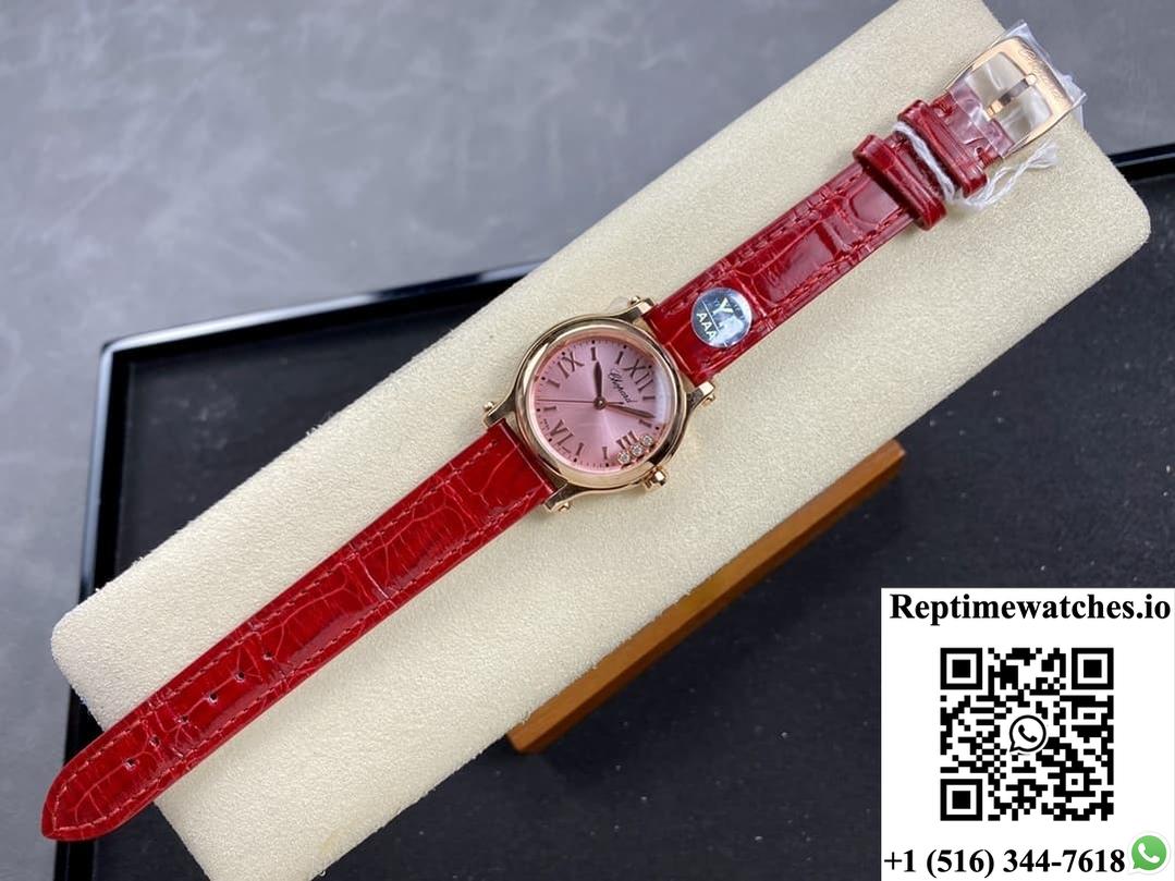 Chopard Happy Sport 278590-3012 Yf Factory Stick-Shaped Hour Markers-Rep Time Watches
