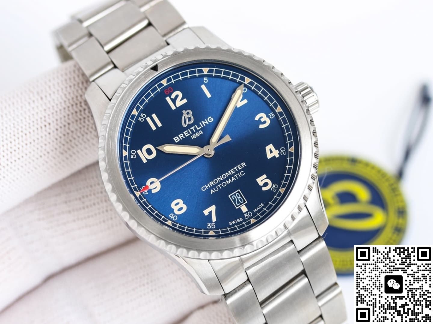 Breitling Classic AVI A17315101C1A1 BLS Factory Date Display