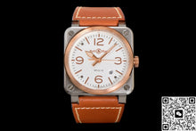 Bell & Ross Instruments BR03A-WH-STPG-SCA BR Factory Red Gold Bezel