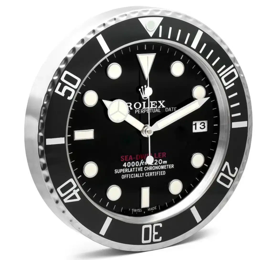 ROLEX WALL CLOCK – SEA-DWELLER – RL191 EDITION DELUXE METAL WALL CLOCK