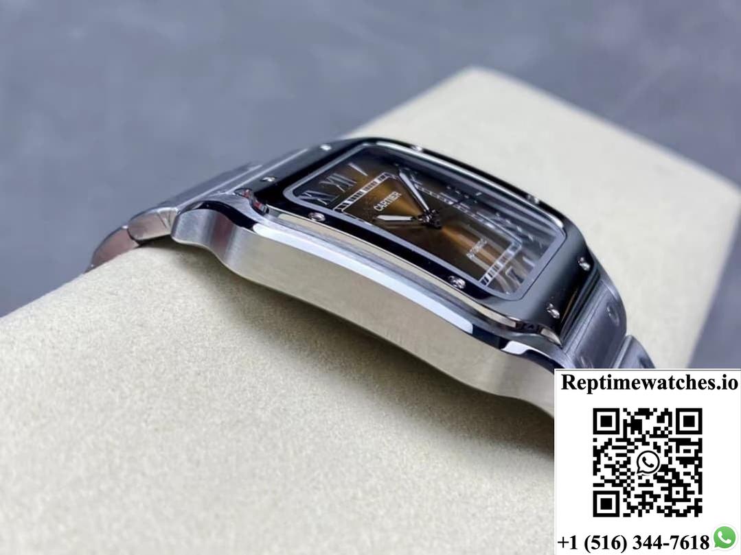 Cartier Santos WSSA0064 BV Factory Date Display