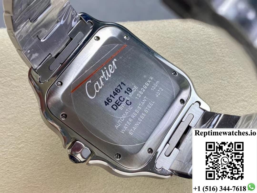 Cartier Santos WSSA0064 BV Factory Date Display