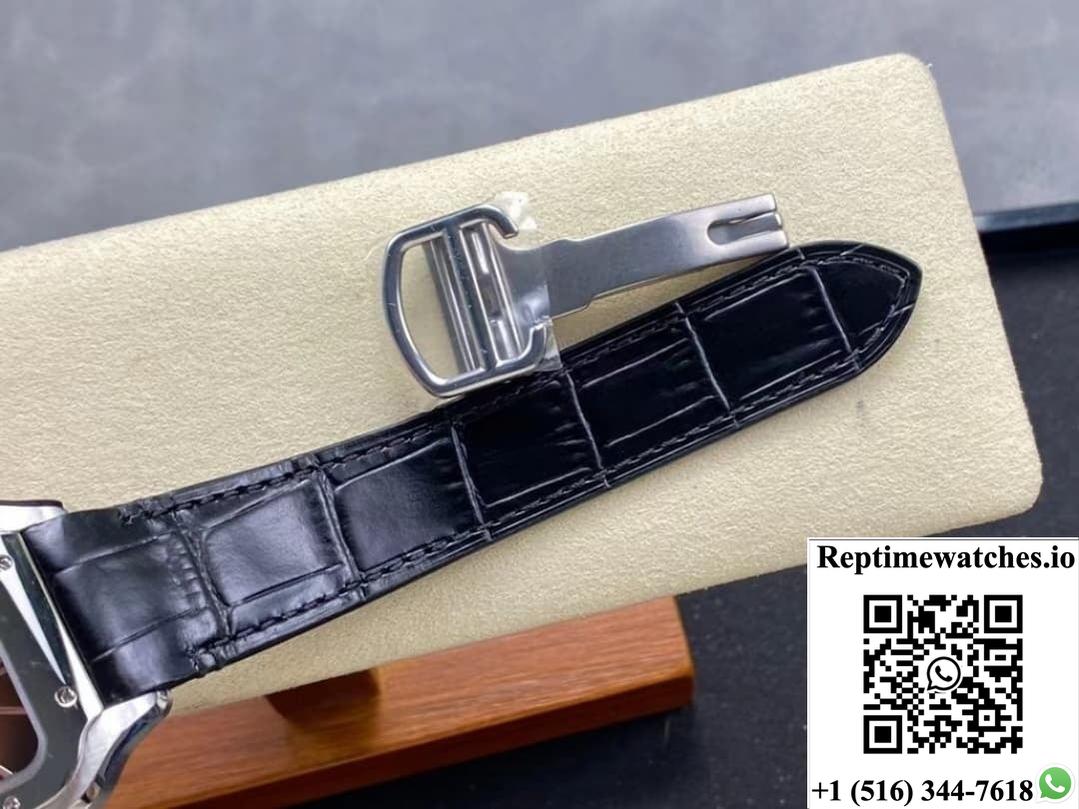 Cartier Santos WSSA0064-01 BV Factory leather strap