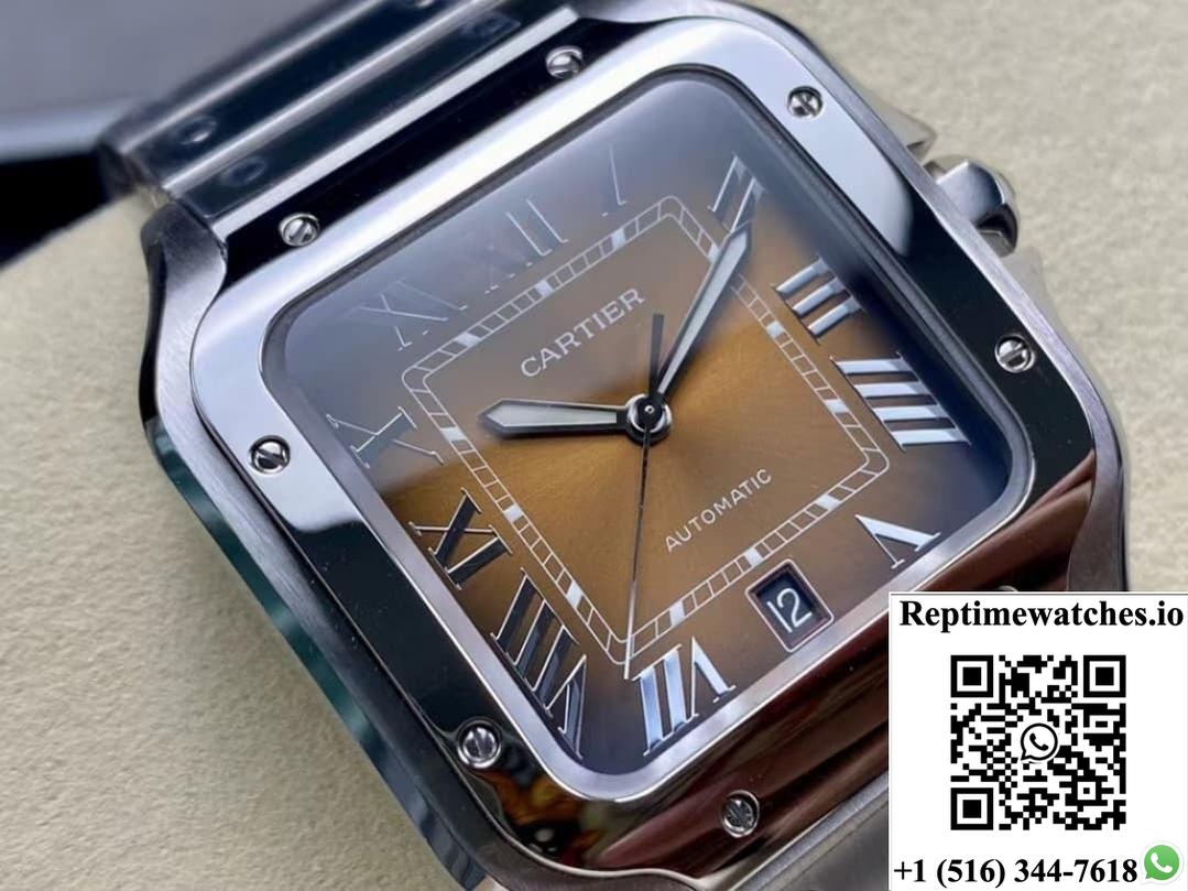 Cartier Santos WSSA0064 BV Factory Date Display