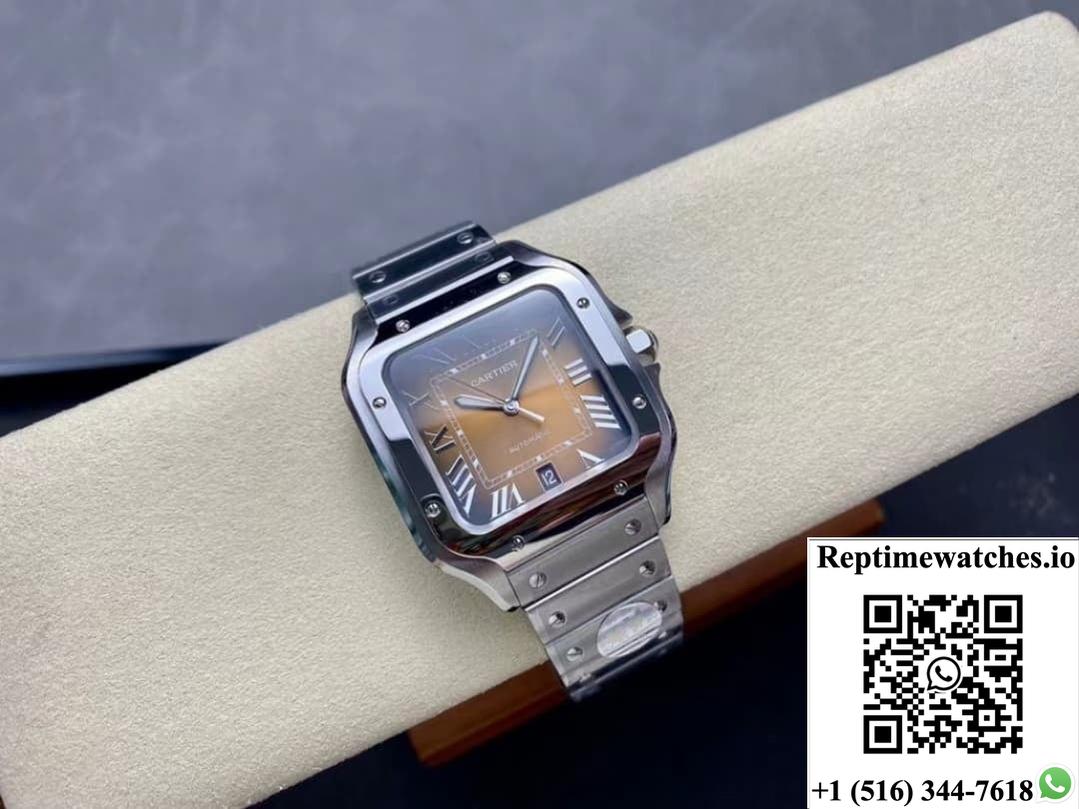 Cartier Santos WSSA0064 BV Factory Date Display