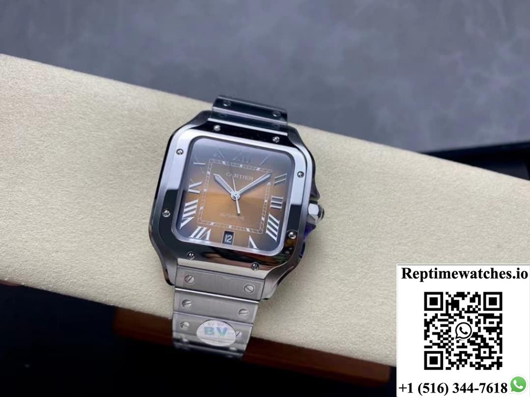 Cartier Santos WSSA0064 BV Factory Date Display