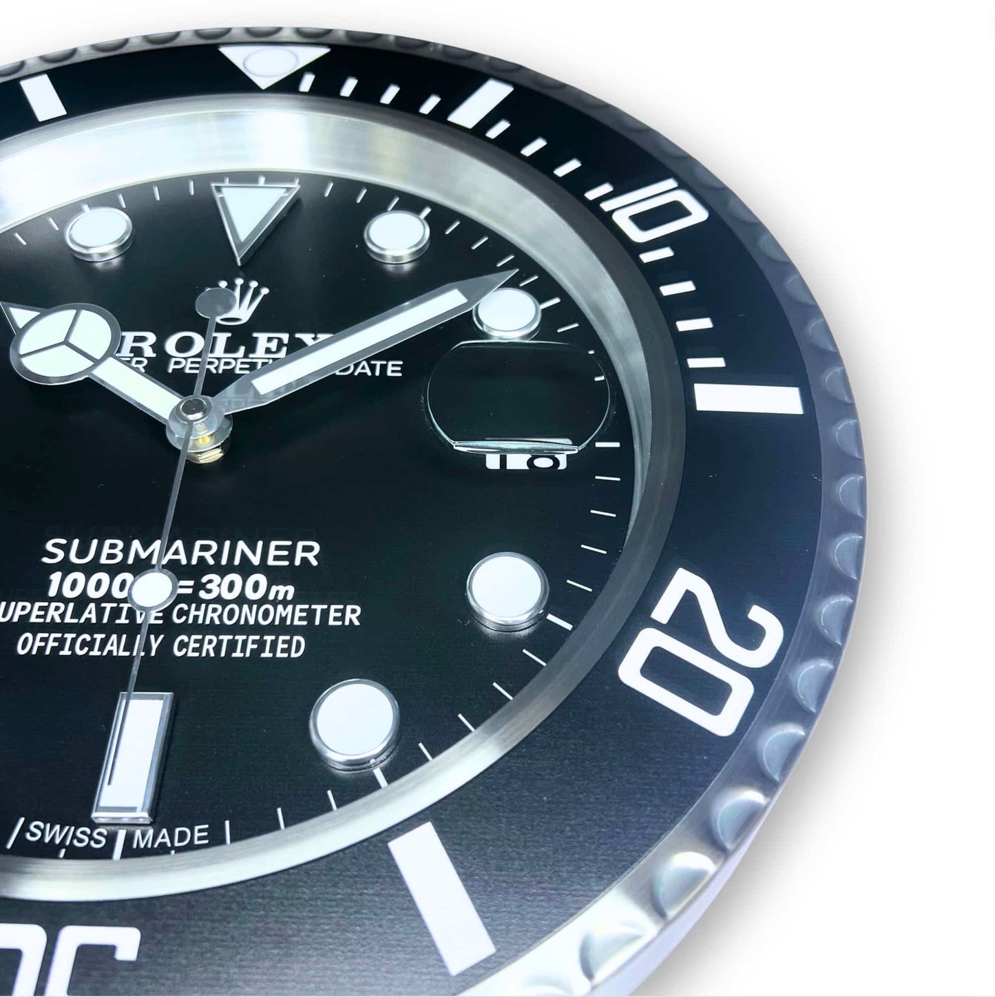 ROLEX SUBMARINER-STYLE LUXURY WALL CLOCK (35 CM)