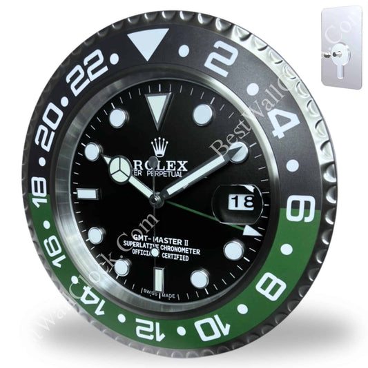 ROLEX GMT MASTER 2 SPRITE – RL-14 DELUXE METAL WALL CLOCK
