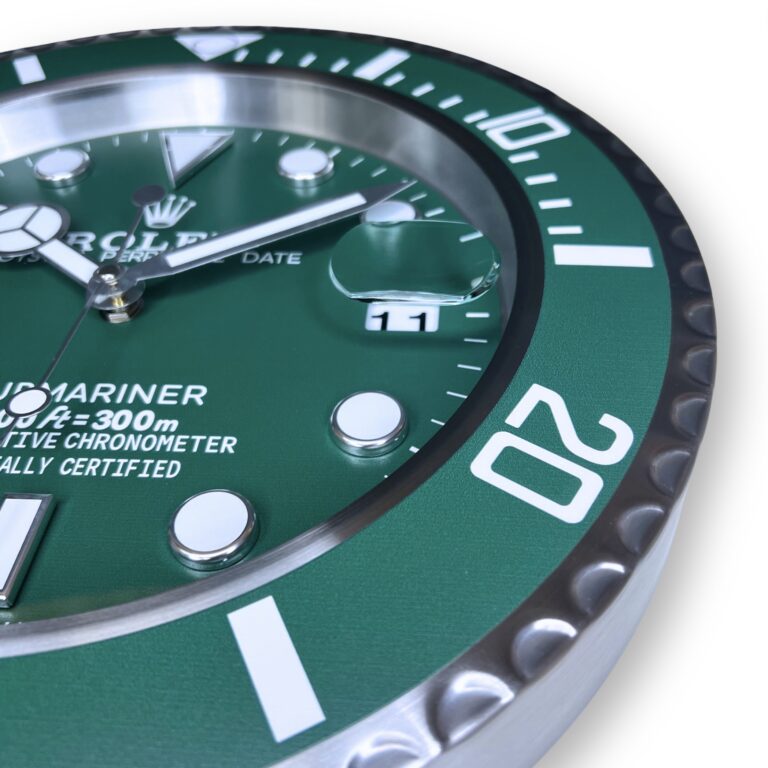 ROLEX WALL CLOCK – SUBMARINER ‘HULK’ EDITION – RL-02