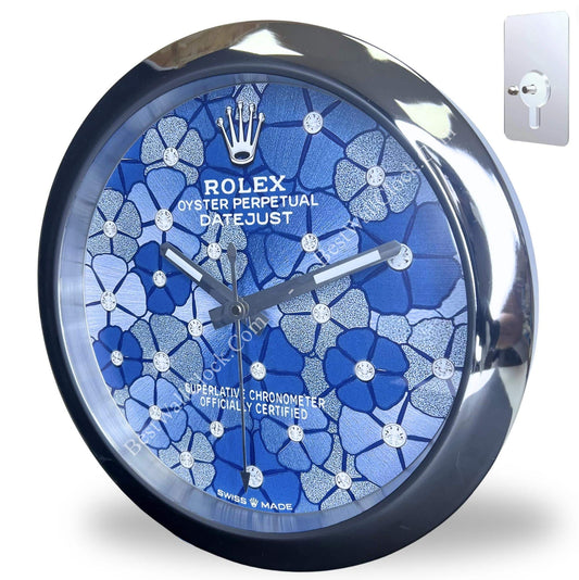 OYSTER PERPETUAL ‘AZZURRO’ EDITION 35 CM METAL WALL CLOCK