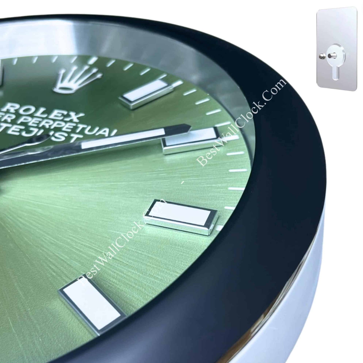 OYSTER PERPETUAL GREEN EDITION 35 CM METAL WALL CLOCK
