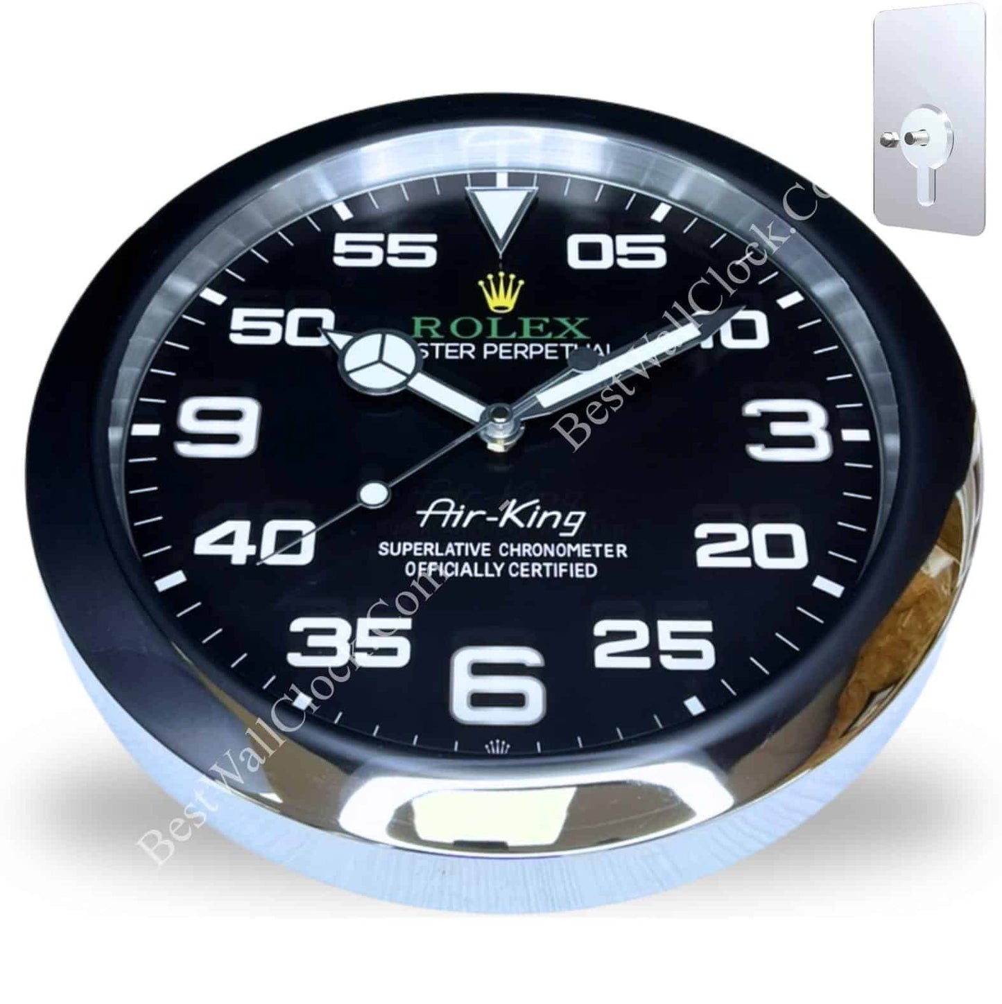 OYSTER PERPETUAL – AIR KING EDITION 35 CM METAL WALL CLOCK