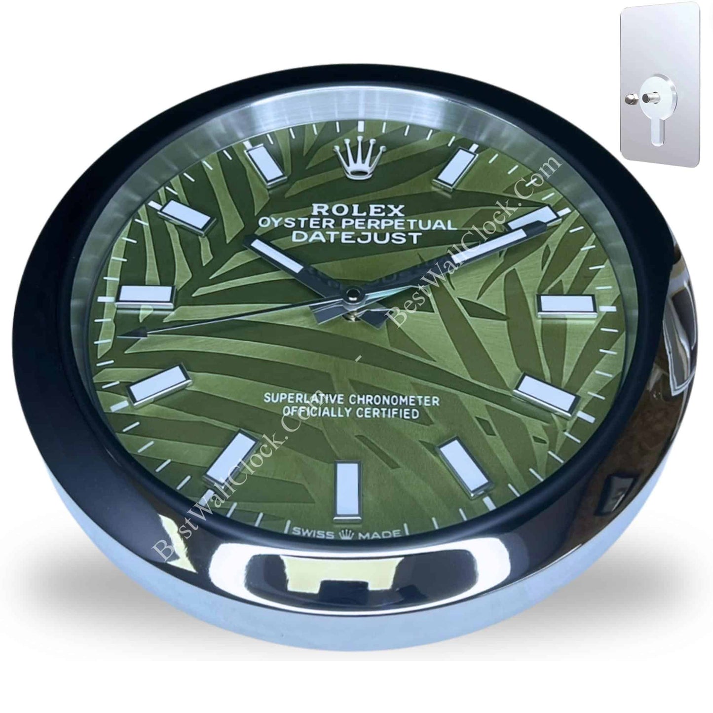 OYSTER PERPETUAL 126234 DELUXE METAL WALL CLOCK 35 CM