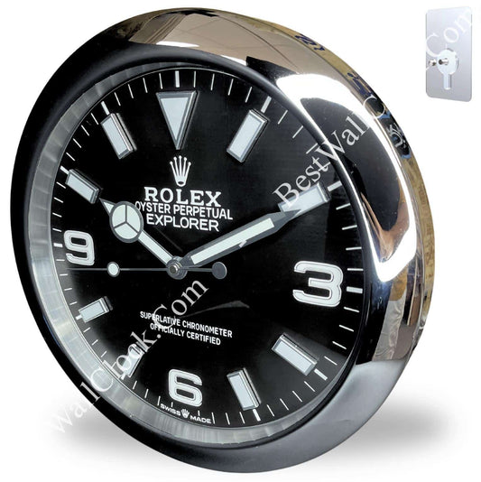 EXPLORER EDITION 35 CM DELUXE METAL WALL CLOCK