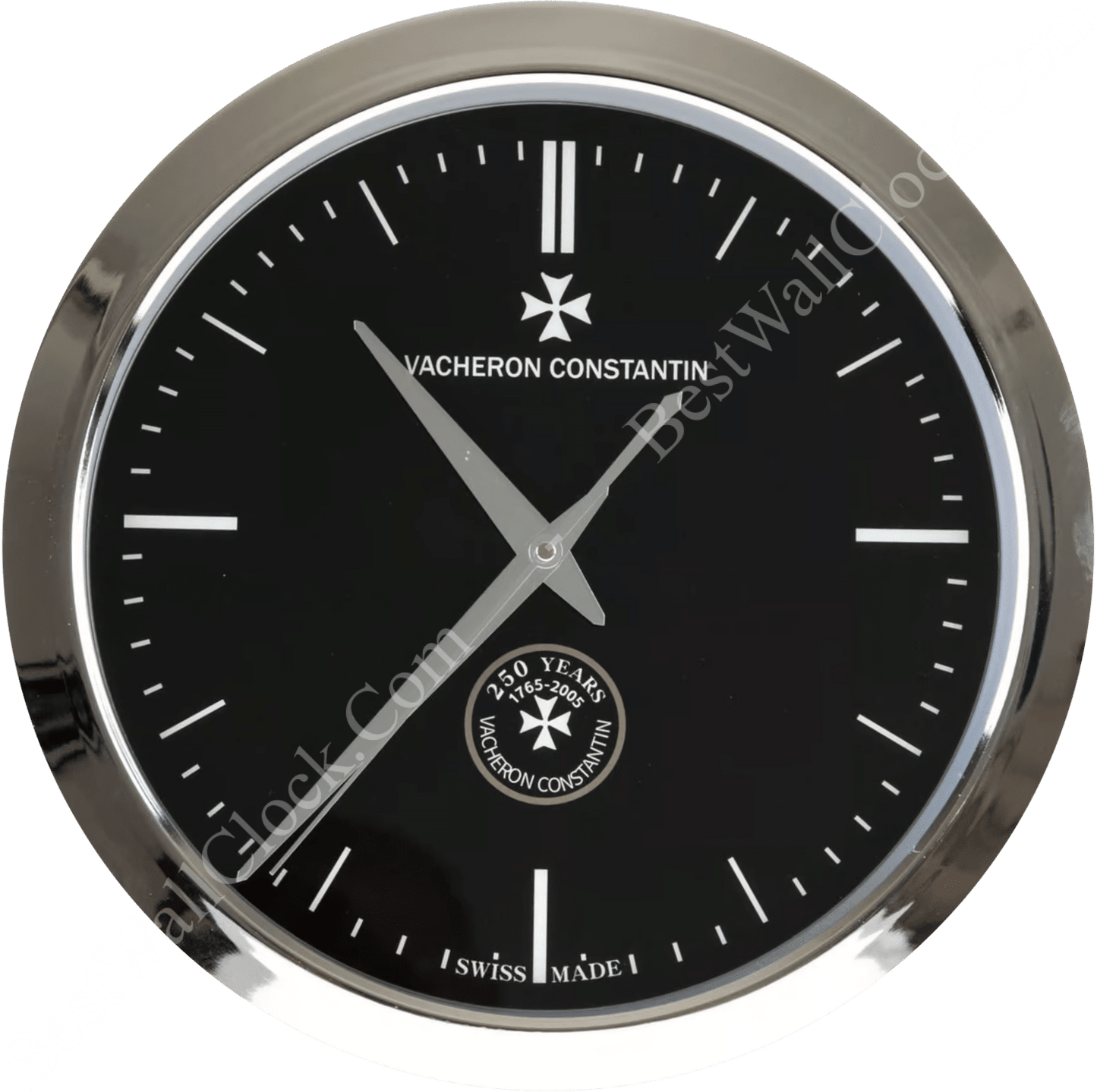VACHERON CONSTANTIN BLACK WALL CLOCK EDITION 35 CM DELUXE METAL WALL CLOCK