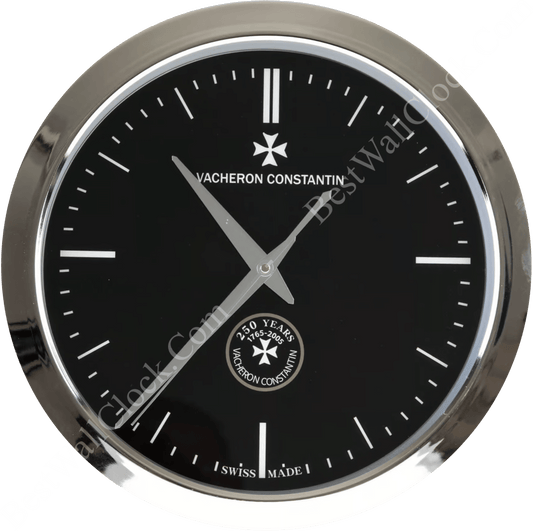 VACHERON CONSTANTIN BLACK WALL CLOCK EDITION 35 CM DELUXE METAL WALL CLOCK