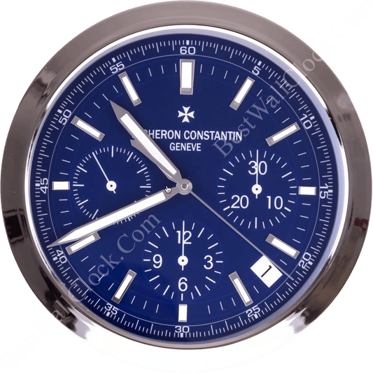 VACHERON CONSTANTIN BLUE WALL CLOCK EDITION 35 CM DELUXE METAL WALL CLOCK