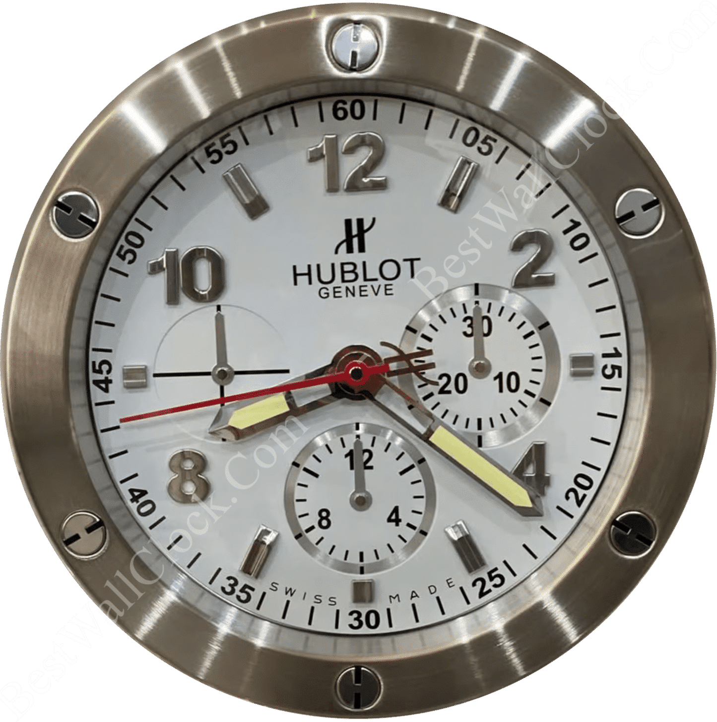HUBLOT White/sliver Wall Clock